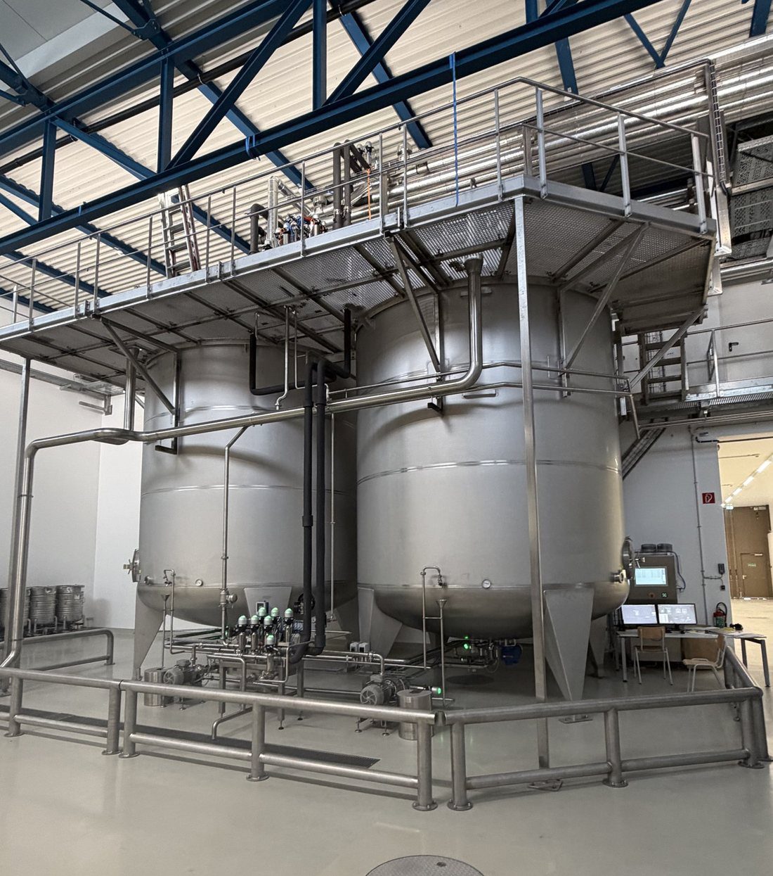 Vortanks für den Klarlauf aus der Bio-Hefeproduktion